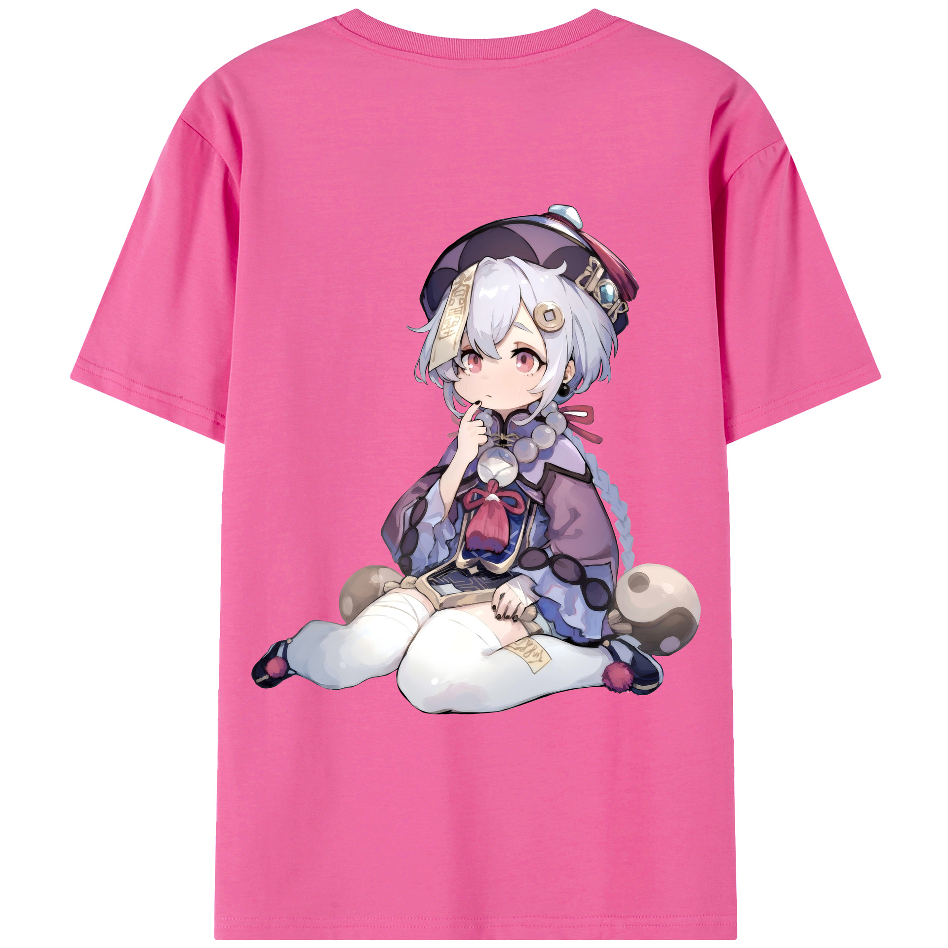 げんし神 七七 なな  genshin Nana レディース半袖Tシャツ(バックプリント)